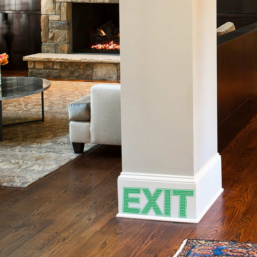 Emergency Exit Sign - Acil Çıkış Duvar Çıkartması Işıklı Güvenlik