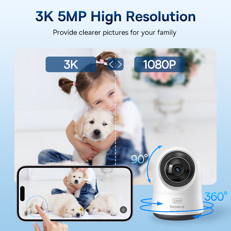 Baseus 5MP 3K WiFi IP Kamera 2 - Eufy Camera E220 incelemesi ve fiyatı